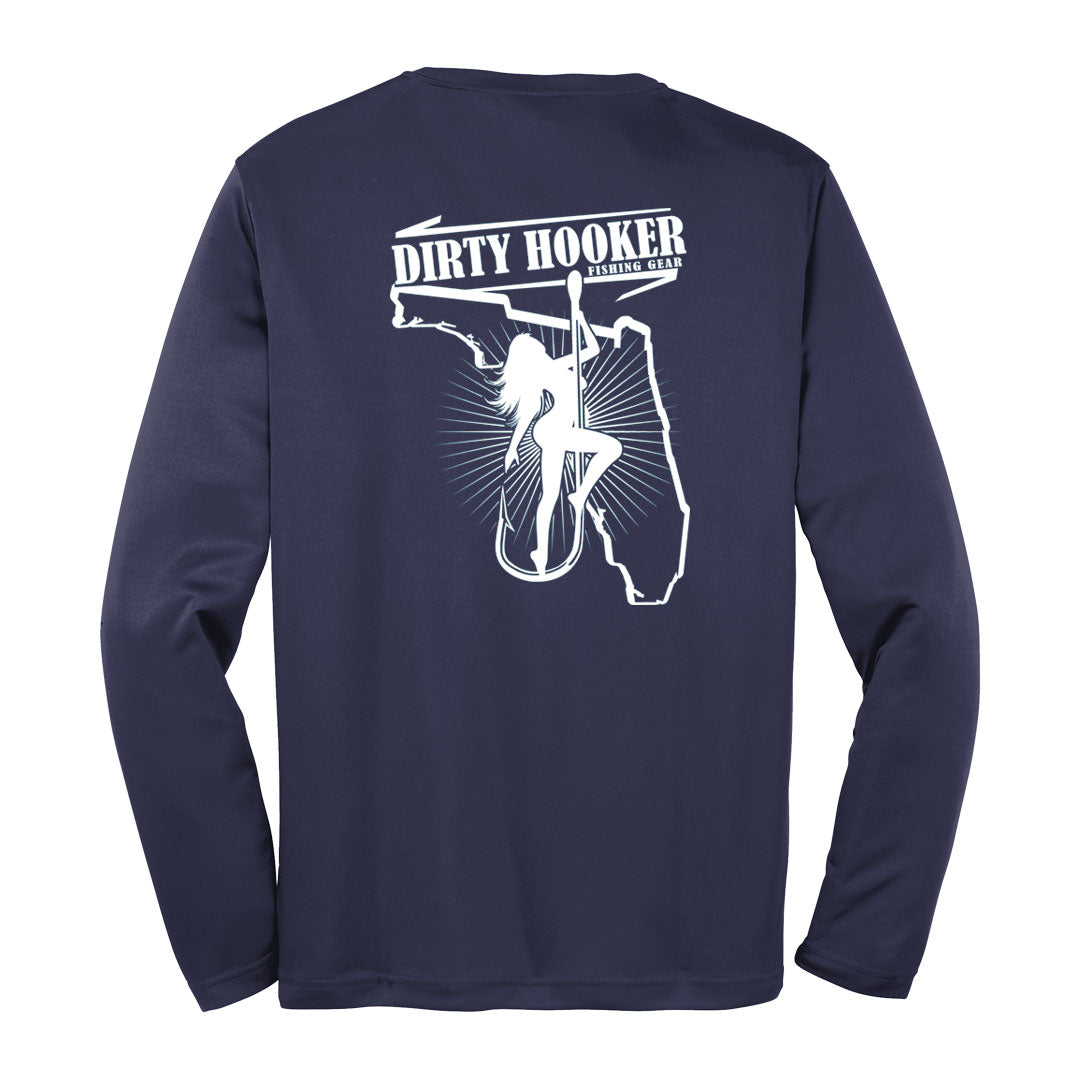 Dirty Hooker Florida Shine White - Dry Fit